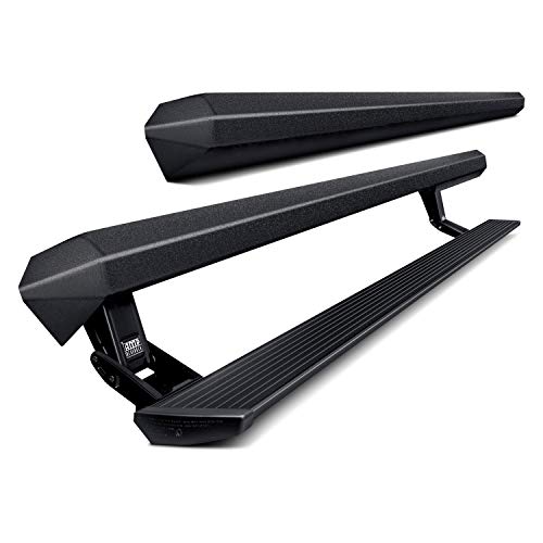 AMP Research 77254-01A PowerStep XL Electric Running Boards Plug N Play System for 2019-2021 Chevrolet Silverado/GMC Sierra 1500, 2020-2021 Chevrolet Silverado/GMC Sierra 2500/3500, Crew Cab