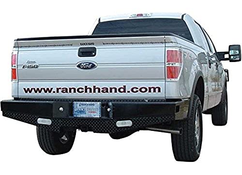 Ranch Hand SBF09HBLSL Sport Series Rear Bumper with Sensors for Ford F150