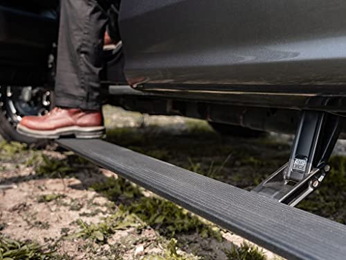 AMP Research 75154-01A-B PowerStep Electric Running Boards for 2014-2018 Silverado & Sierra 1500, 2015-2019 Silverado & Sierra 2500/3500 with Extended and Crew Cabs (Excludes Diesel) , Black