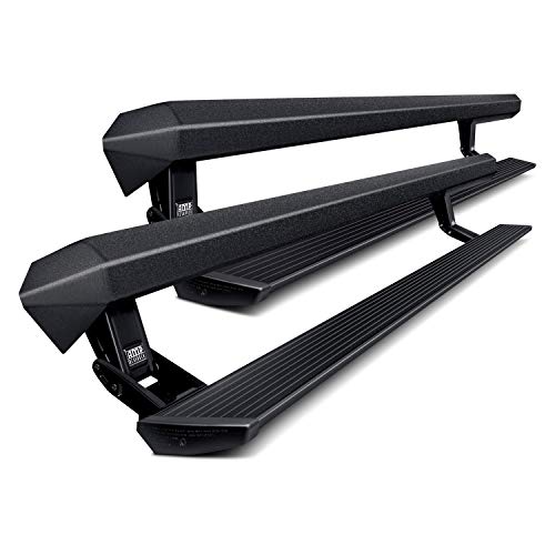 AMP Research 77122-01A PowerStep XL Electric Running Boards for 2007-2018 Jeep Wrangler JK Unlimited, 4-Door, Black