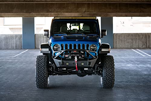 DV8 Offroad | LBJL-07 | A-Pillar Light Bar Mount for 2020-Current Wrangler JL 392 Edition & Gladiator JT Mojave Edition | Mounts Along Windshield | Fits 50-52 inch Light Bar | Steel Construction