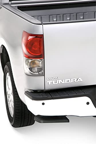 AMP Research 75309-01A Bedstep Retractable Bumper Step for 2014-2021 Toyota Tundra, For Non-Resin Inner Structure Bumpers Only , Black , Large