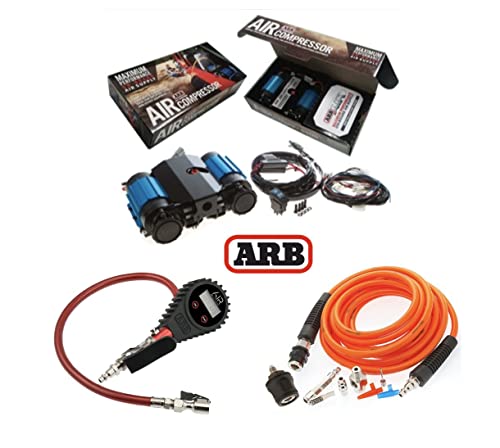 ARB 12 Volt Twin Air Compressor and Tire Inflation Kit with Digital Tire Inflator - High Performance 4X4