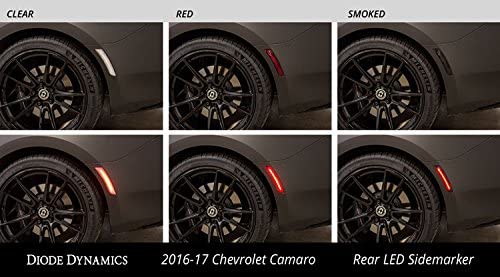 Diode Dynamics Smoked LED Sidemarkers compatible with Chevrolet Camaro 2016-2023