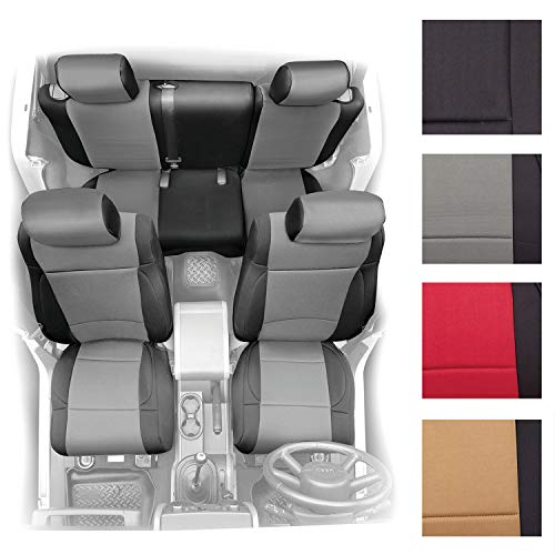 Smittybilt Neoprene Front and Rear Seat Cover Kit (Black) - 471401