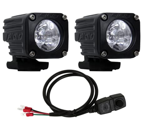 Rigid Industries 20731 – Ignite Spot Motorcycle Kit, Black LED Light