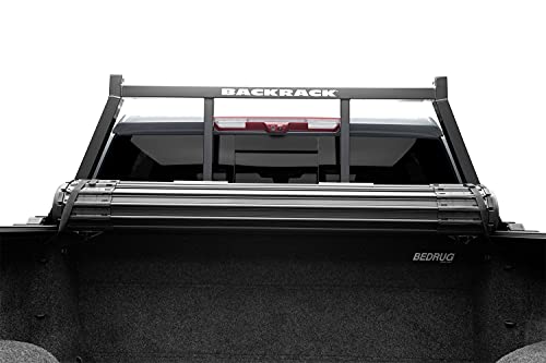 BackRack Open Rack Frame Only | Black, No Drill | 14800 | Fits 2017-2020 Ford F-250/F-350/F-450/F-550; 01-23 Chevrolet/GMC Silverado/Sierra 2500/3500 HD; 02-23 Dodge RAM 1500/2500/3500 & Others