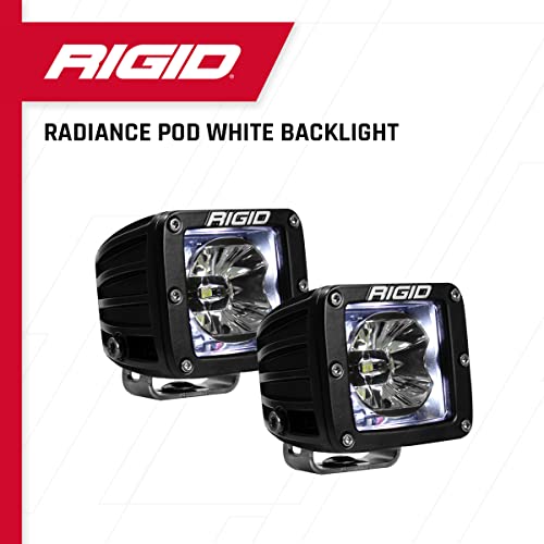 Rigid Industries - Radiance Pod White Backlight (2 pack) For Automotive