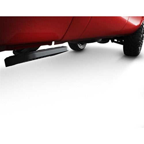 AMP Research 75400-01A BedStep2 Retractable Truck Bed Side Step for 1999-2013 Silverado/Sierra (Dually requires 75610-01A for install), All Beds , Black , Large