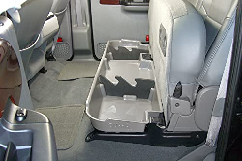 DU-HA Under Seat Storage Fits 03-16 Ford F-250 thru F-550 Super Duty Crew, Black, Part #20067