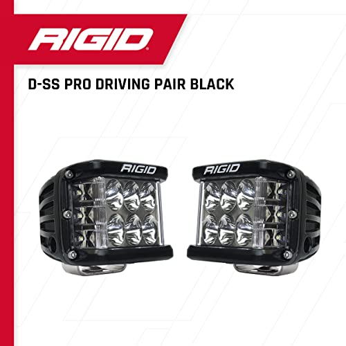 Rigid Industries 262313 D-SS Pro Driving Pair LED Pod Lights | Fits Trucks, UTV, ATV, Pickup Truck & SUV (2 Lights)