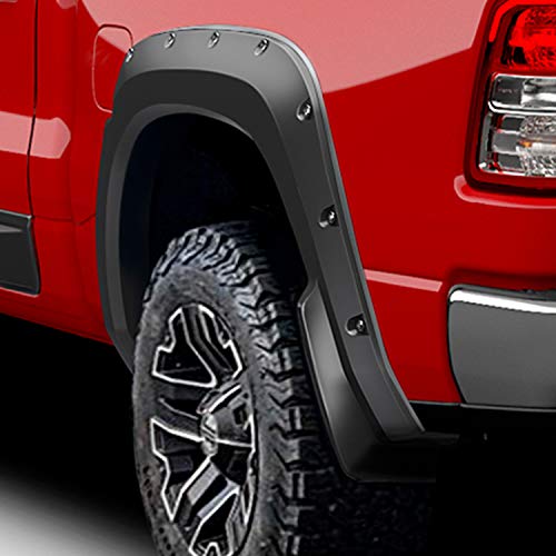 WARN 102541 4X Fender Flare Set - Fits: 2019-20 Dodge Ram 1500