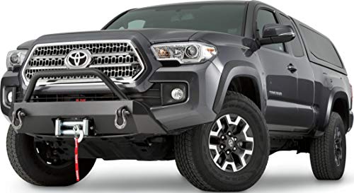 WARN 100044 Semi-Hidden Mid-Frame Winch Mount Kit for Toyota Tacoma (2016-2018) , GRAY