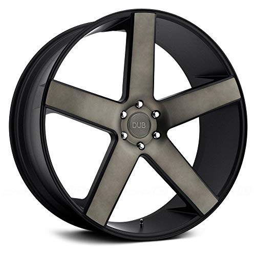 DUB S116 BALLER Black Wheel tpms (24 x 10. inches /6 x 139 mm, 31 inches Offset)