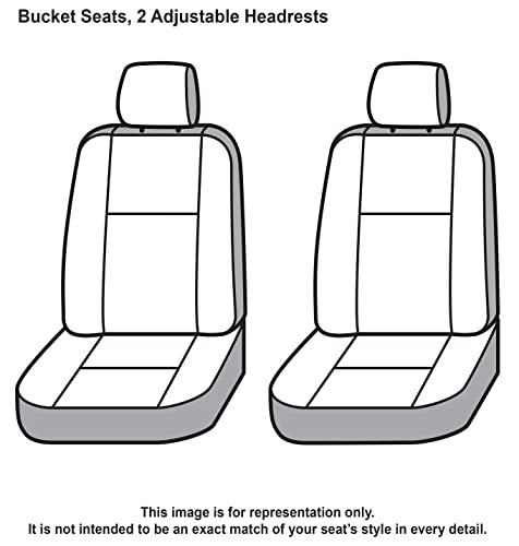 Covercraft Carhartt Super Dux SeatSaver Custom Seat Covers | SSC2412COBK | 1st Row Bucket Seats | Compatible with 2009-2014 Ford F-150, 2011-2016 F-250/F-350 | Black