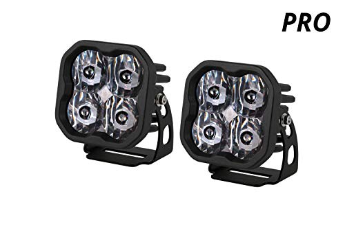 Diode Dynamics Stage Series 3in SAE/DOT White Pro LED Pod (Pair), SAE/DOT Driving Pro