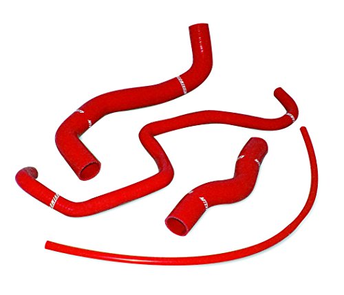 Mishimoto MMHOSE-350Z-03RD Silicone Radiator Hose Kit Compatible With Nissan 350Z 2003-2006 Red