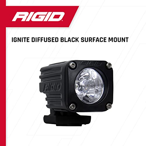 Rigid Industries 20531 Black Surface Mount (Ignite LED Diffused) One Size