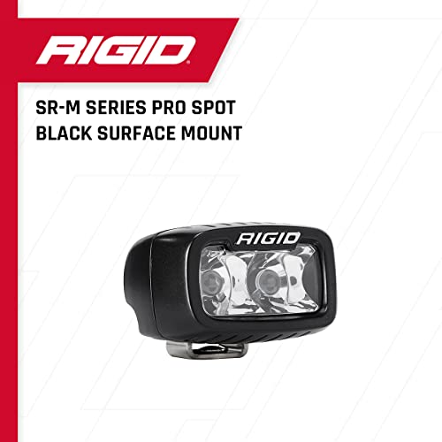 Rigid SR-M Series PRO, Spot Optic, Surface Mount, Black Housing | Single