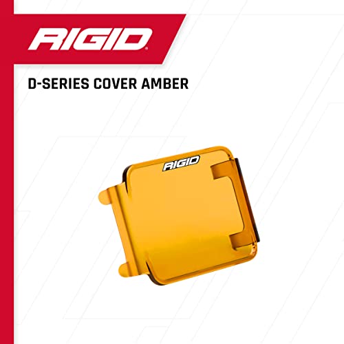 RIGID INDUSTRIES 201933 Light Cover (D-Series, 3", Amber, Universal), 1 Pack