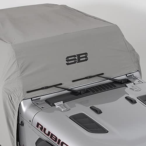 Smittybilt Water-Resistant Cab Cover with Door Flaps (Gray) - 1071