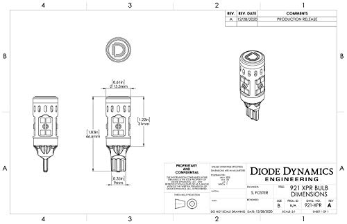Diode Dynamics 921 XPR Cool White Backup LED Bulbs