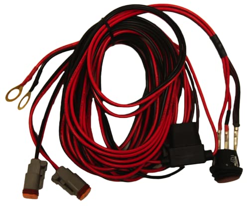 Rigid Industries 40195 Wire Harness for Set of Dualy Light: LED Light Bar Wire Harness