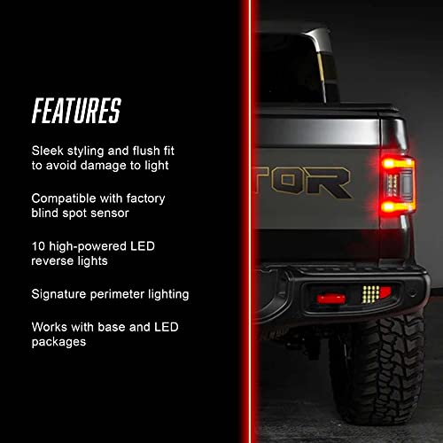 ORACLE Lighting 5882-504 Tail Lights | LED Flush Mount for Jeep Gladiator JT