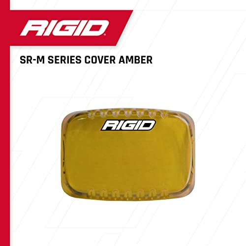 Rigid Industries SR-M Series Light Cover, Amber Automotive Light Protector