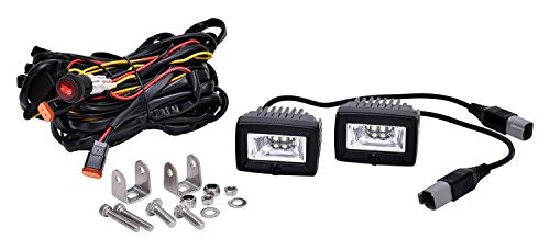 KC HiLiTES 328 2" C-Series C2 LED - 2-Light System - 20W Flood Beam