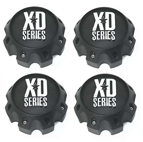 4 Pack KMC XD Series 1079L170MB Wheel Center Cap 8 Lug