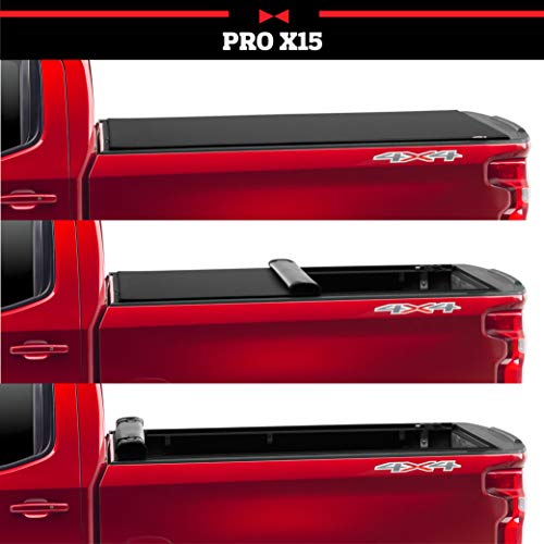 TruXedo Pro X15 Soft Roll Up Truck Bed Tonneau Cover | 1497301 | Fits 2016 - 2023 Nissan Titan w/ or w/o Track System 5' 7" Bed (67")