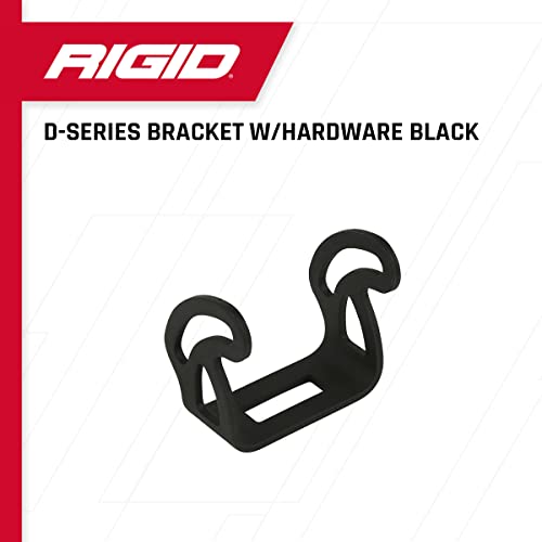 Rigid Industries 40184 D-Series Black L Bracket Kit with Hardware: Light Mounting Accessories