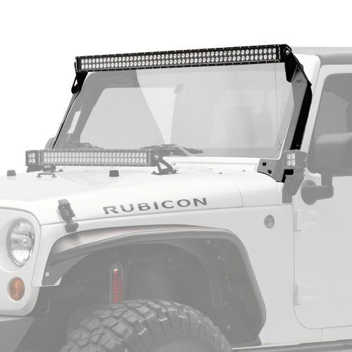 KC HiLiTES 366 Overhead Mount C50 LED Bar and Bracket Kit for Jeep JK