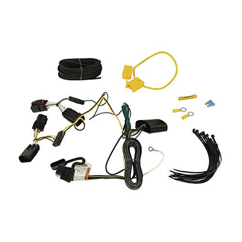 Rugged Ridge 11580.57 Trailer Hitch Kit, Wiring Harness; 18-Current Jeep Wrangler JL , Black