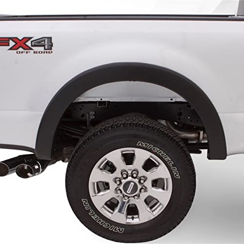 Bushwacker OE Style Factory Front & Rear Fender Flares | 4-Piece Set, Black, Smooth Finish | 21916-02 | Fits 1992-1996 Ford Bronco, F-150, F-250; 1992-1997 F-350 Super Duty w/ 8' Bed