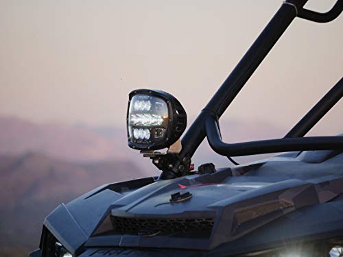 Rigid Industries – Adapt XP Extreme Powersports LED Light with 3 Optic Lighting Zones, Driving Lights, LED Lights, Off Roading Driving Lights, Fits Trucks, UTV, ATV, Pickup Truck, and SUV (2 Lights)