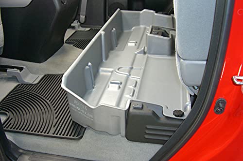 DU-HA Under Seat Storage Fits 07-21 Toyota Tundra Double Cab without Subwoofer, Black, Part #60051