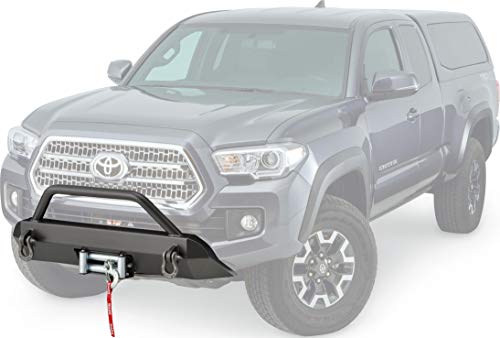 WARN 100044 Semi-Hidden Mid-Frame Winch Mount Kit for Toyota Tacoma (2016-2018) , GRAY