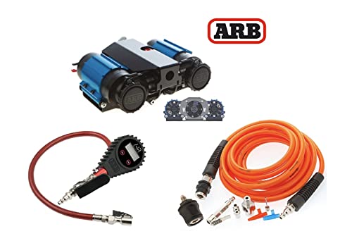 ARB 12 Volt Twin Air Compressor and Tire Inflation Kit with Digital Tire Inflator - High Performance 4X4