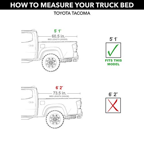 extang Trifecta 2.0 Soft Folding Truck Bed Tonneau Cover | 92830 | Fits 2016 - 2023 Toyota Tacoma 5' 1" Bed (60.5")