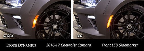 Diode Dynamics Smoked LED Sidemarkers compatible with Chevrolet Camaro 2016-2023