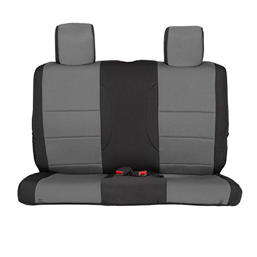 Smittybilt Neoprene Front and Rear Seat Cover Kit (Black/Gray) - 471422