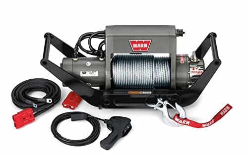 WARN 104183 XD9i Multi-Mount Portable Winch Kit with Steel Rope - 9,000 lb Capacity