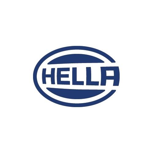 HELLA H12560021 Rallye 4000 Series 12V/100W Halogen Euro Beam Lamp - Black Housing , White