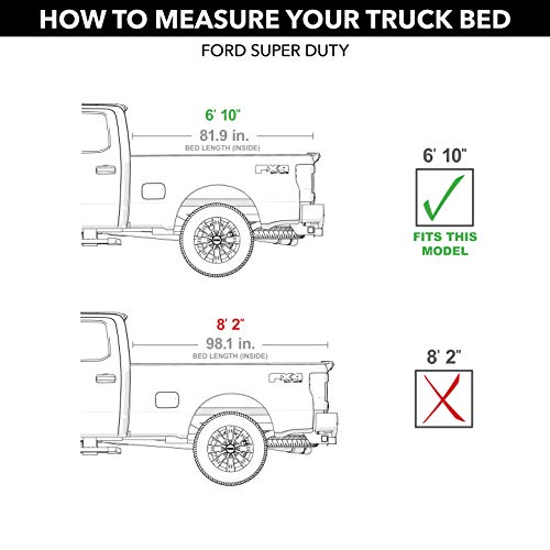 RetraxONE XR Retractable Truck Bed Tonneau Cover | T-60383 | Fits 2017 - 2023 Ford F-250/350 Super Duty 6' 10" Bed (81.9")