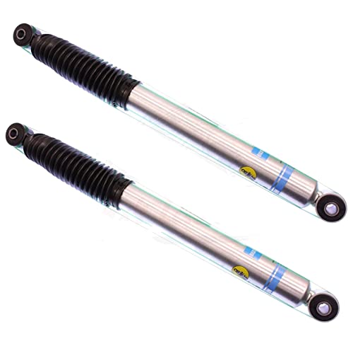 Bilstein B8 5100 Front and Rear Monotube Shock Absorbers for Dodge Ram 1500 2500 3500 with 0-2.5 Inch Front Lift and 0-1 Inch Rear Lift | Includes TrendsAuto Decal | 24-191203 24-185776