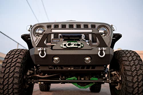 DV8 Offroad Skid Plate for The 2018-2023 Jeep Wrangler JL & 2020-2023 Jeep Gladiator JT | Steel Construction | Protects Sway Bar Disconnect | No Drill Installation | Black Finish