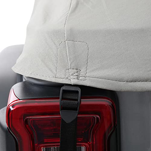 Smittybilt Water-Resistant Cab Cover with Door Flaps (Gray) - 1071