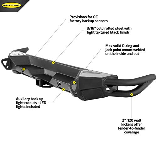 Smittybilt 77714 Rear Bumper for Jeep Wrangler JL